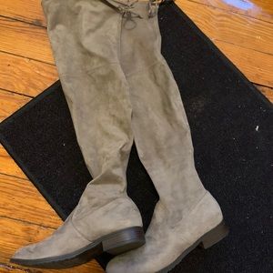 Unisa over the knee tie back boots